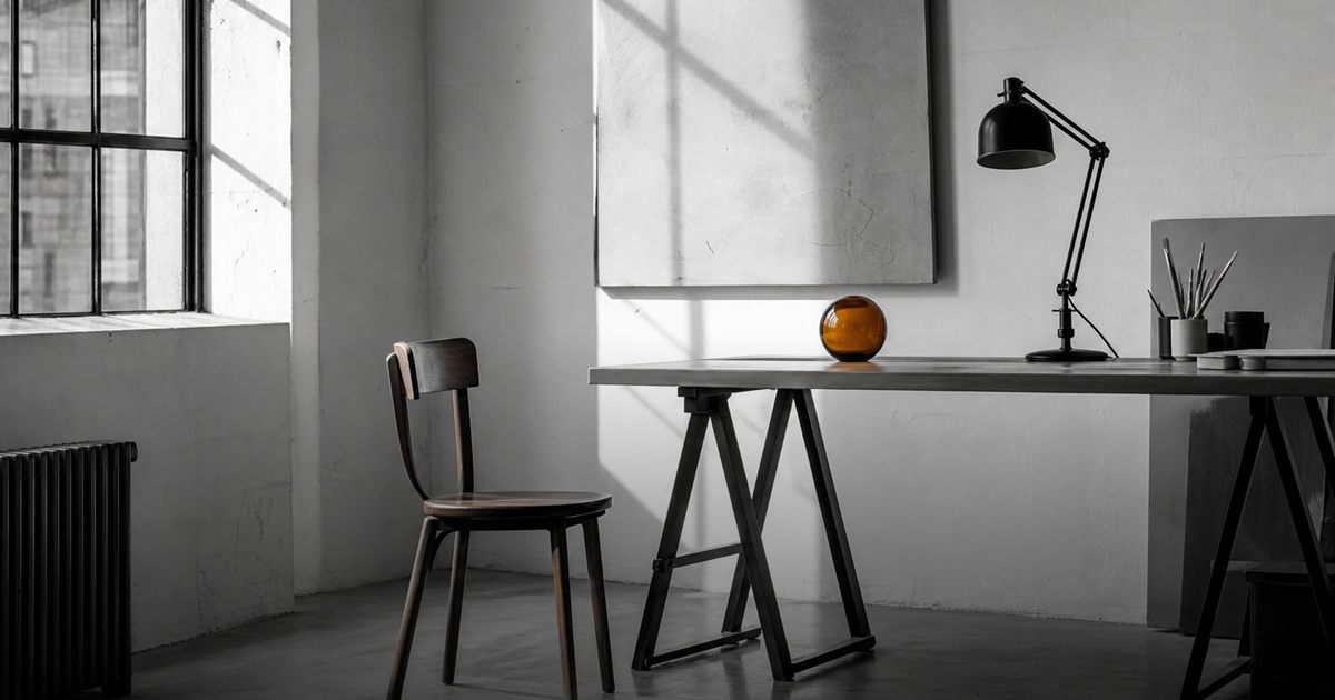 Bureau de Julien Jimenez, consultant en référencement naturel, lumière naturelle